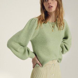 Aritzia Wilfred Atwood Sweater Pistachio
